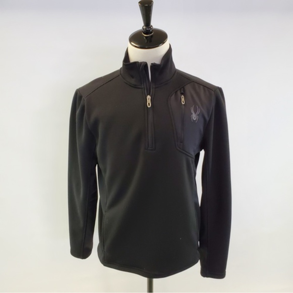 Men’s Black Spyder Jacket Pullover